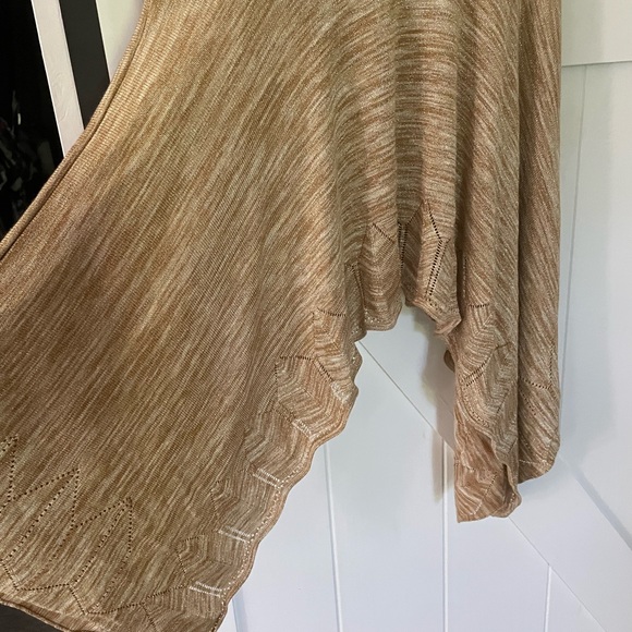 Bebe gold metallic midi dress size M/8 - Picture 3 of 7